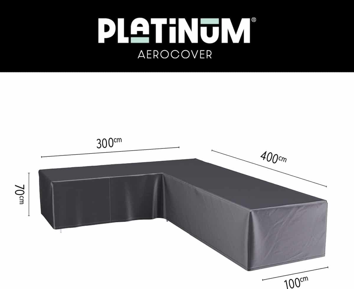 platinum aerocover loungebankhoes l vorm 400x300x100xh70 links ademend