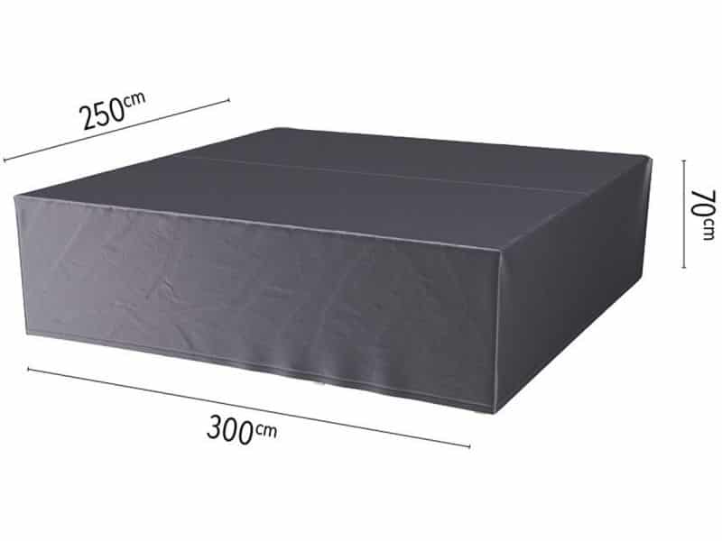 Platinum AeroCover - Loungesethoes - 300x250xH70cm - Ademend - Waterproof