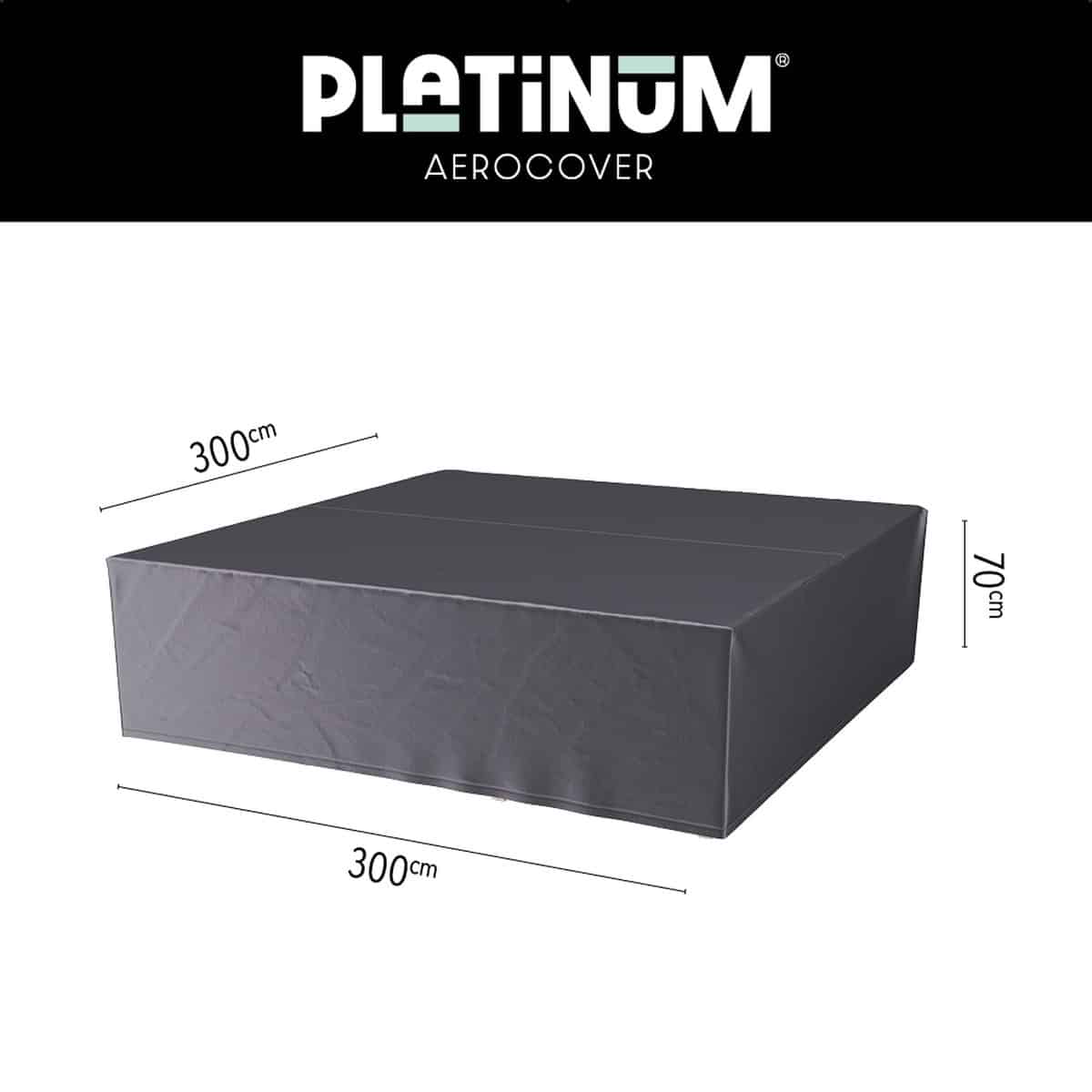 platinum aerocover loungesethoes 300x300xh70cm ademend waterproof