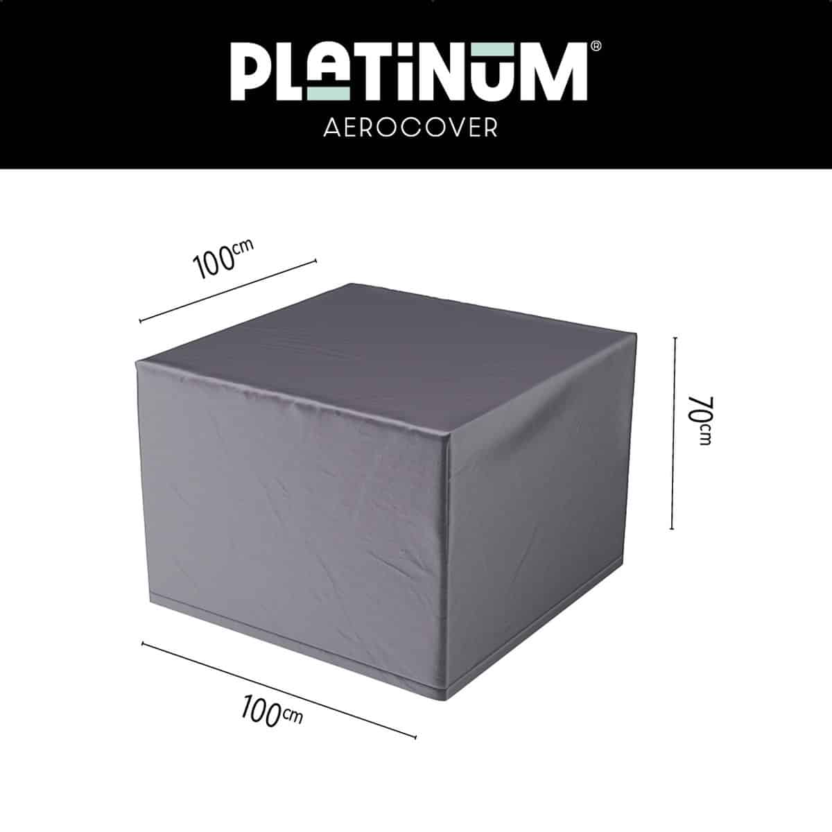 platinum aerocover loungestoelhoes 100x100xh70cm ademend waterproof