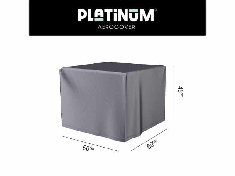 Platinum AeroCover - Loungetafelhoes - 60x60xH45cm - Ademend - Waterproof