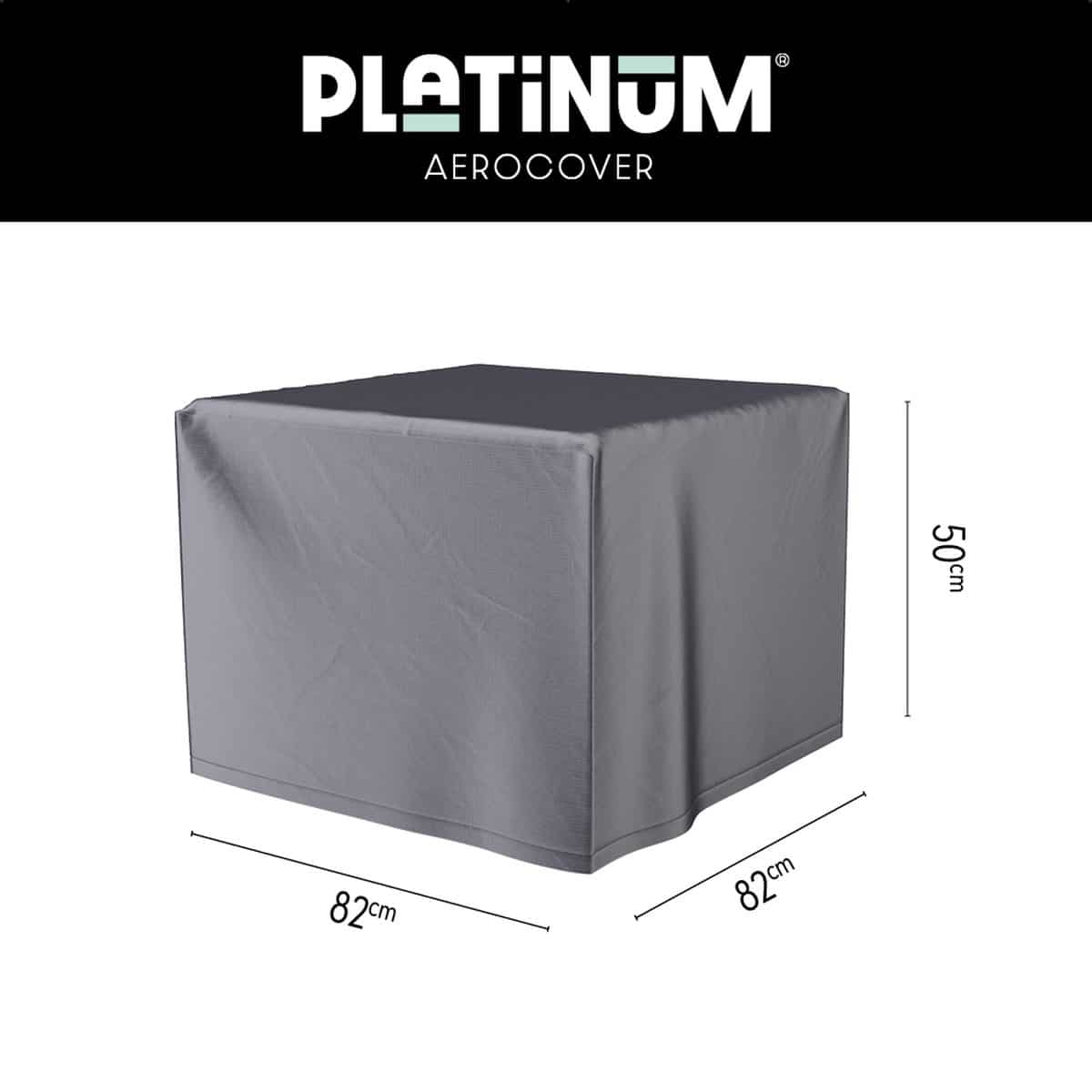 platinum aerocover loungetafelhoes 82x82xh50cm ademend waterproof