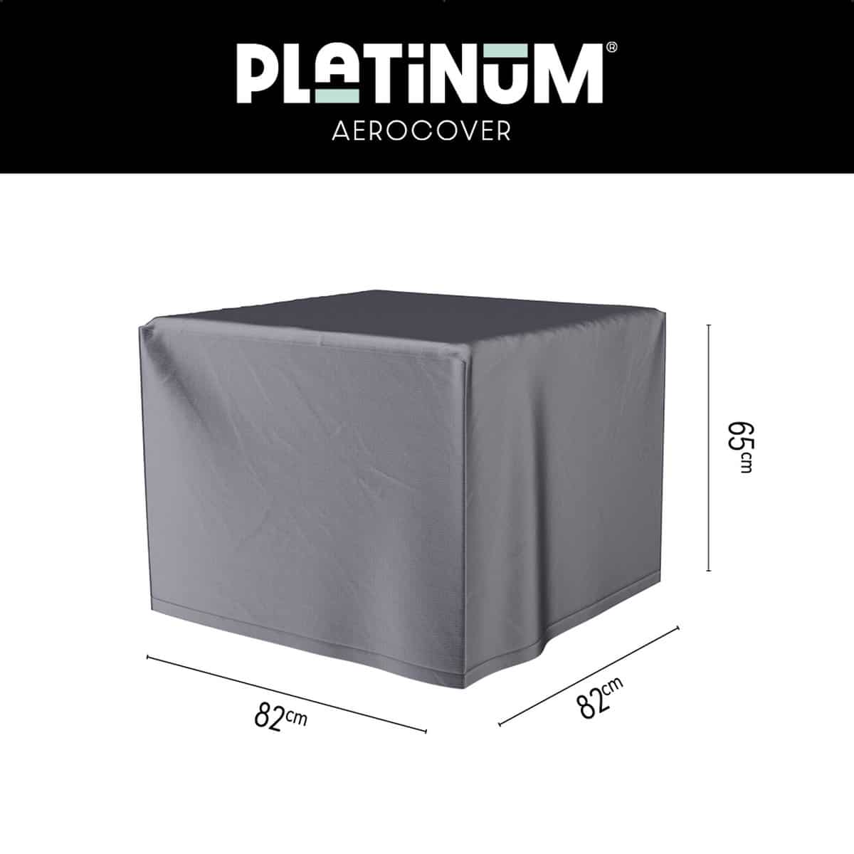 platinum aerocover loungetafelhoes 82x82xh65cm ademend waterproof