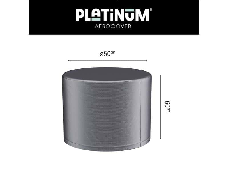 Platinum AeroCover - Loungetafelhoes - Ø50xH60cm - Ademend - Waterproof