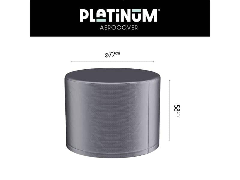 Platinum AeroCover - Loungetafelhoes - Ø72xH58cm - Ademend - Waterproof