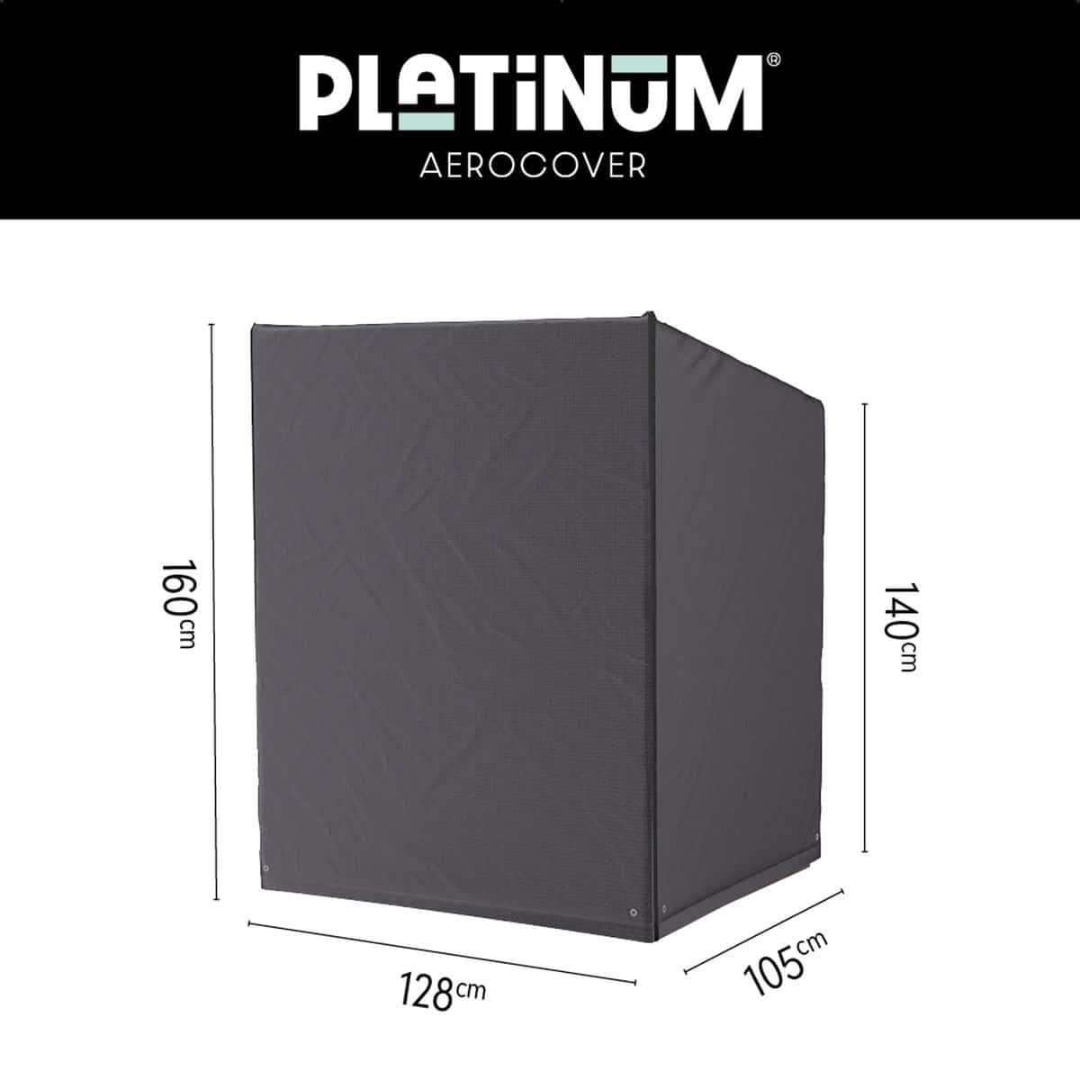 platinum aerocover strandstoelhoes 128x105xh140/160cm ademend waterproof