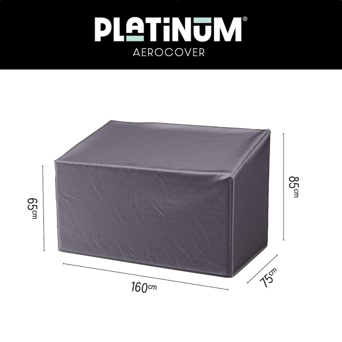 platinum aerocover tuinbankhoes 160x75x65/85cm ademend waterproof