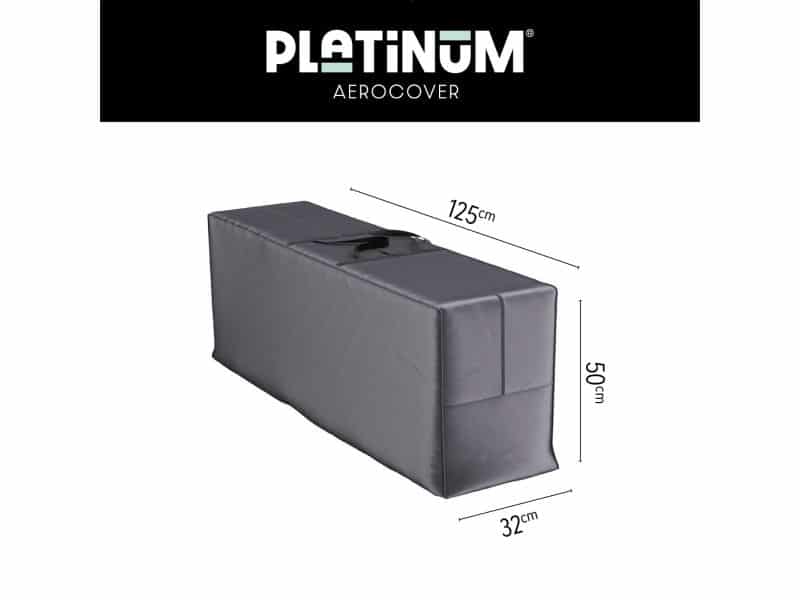 Platinum AeroCover - Tuinkussenhoes - 125x32xH50cm - Ademend - Hoge