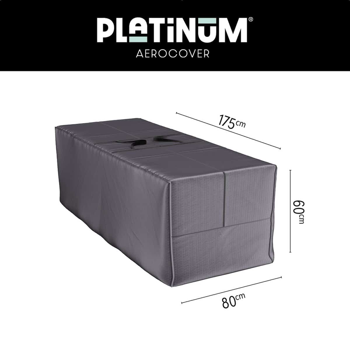 platinum aerocover tuinkussenhoes 175x80xh60cm ademend hoge