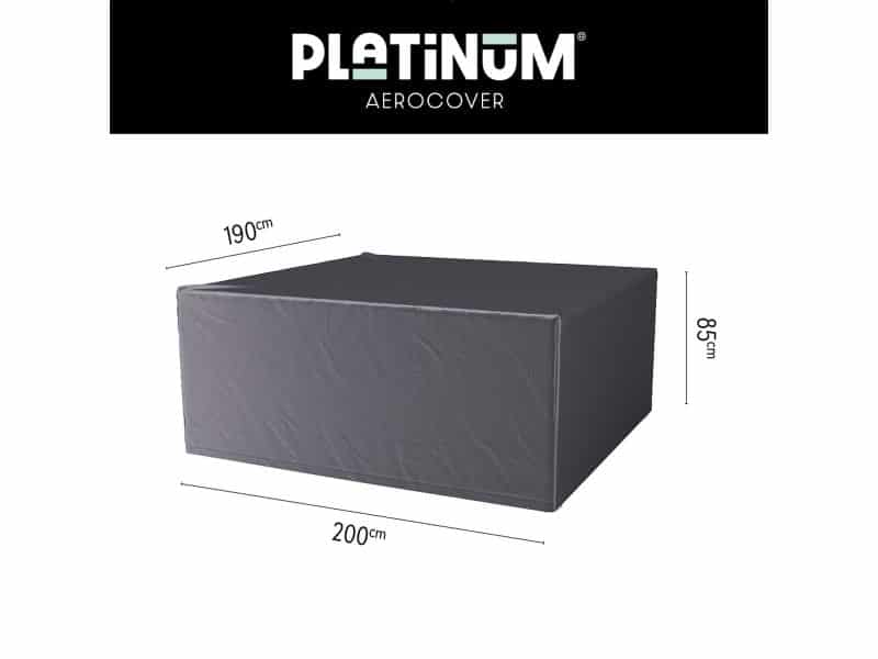 Platinum AeroCover - Tuinsethoes - 200x190xH85cm - Ademend - Waterproof