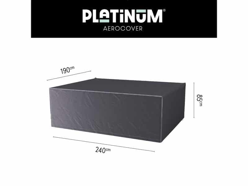 Platinum AeroCover - Tuinsethoes - 240x190xH85cm - Ademend - Waterproof