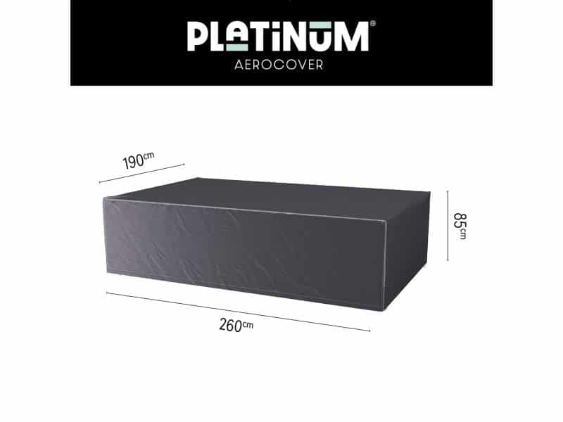 Platinum AeroCover - Tuinsethoes - 260x190xH85cm - Ademend - Waterproof