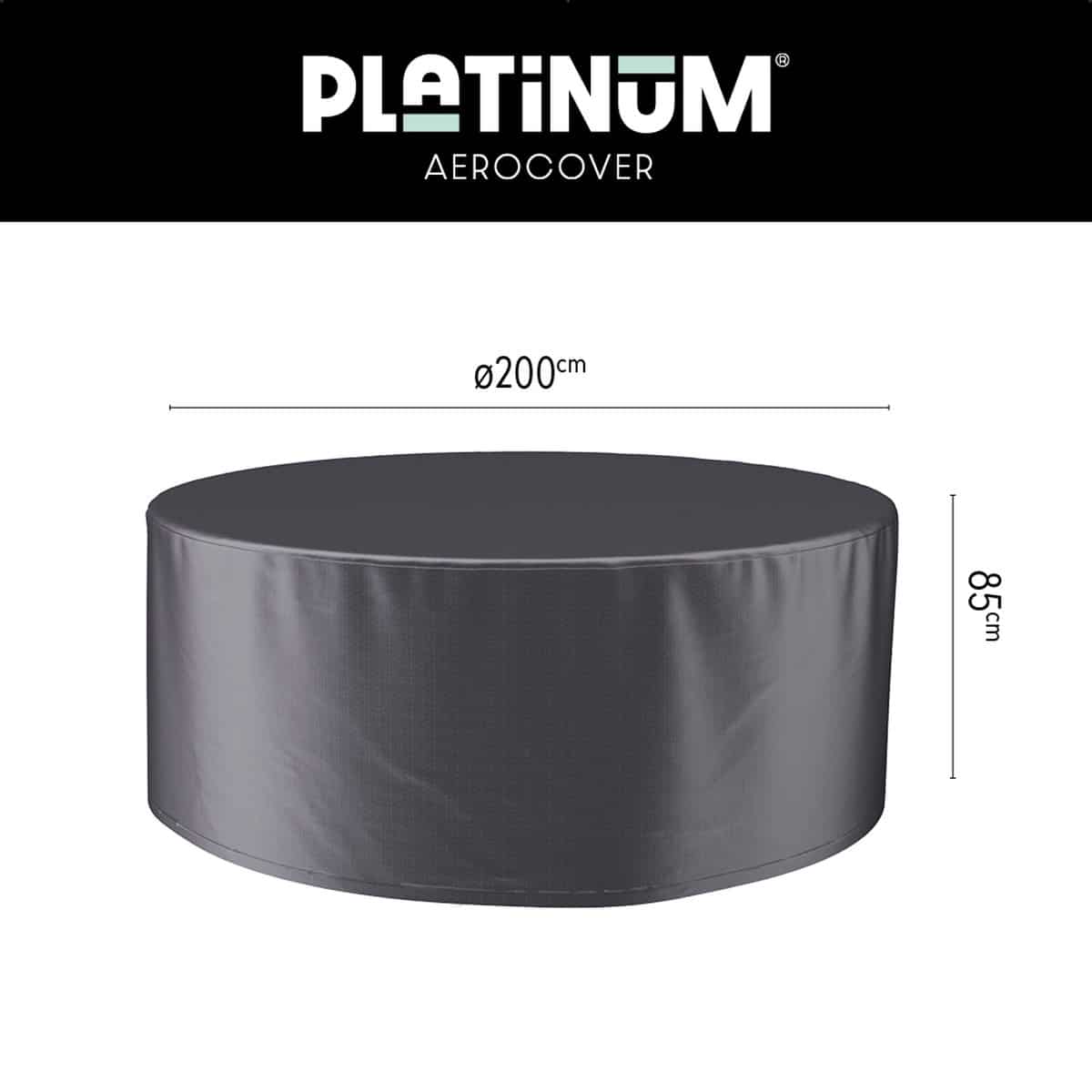 platinum aerocover tuinsethoes Ø200xh85cm ademend waterproof