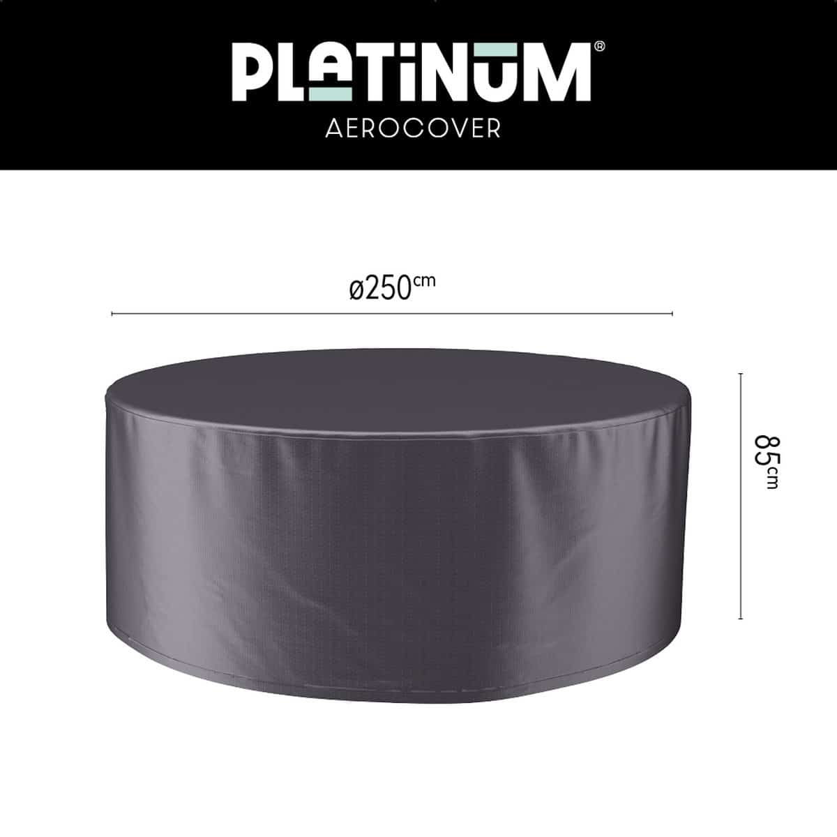 platinum aerocover tuinsethoes Ø250xh85cm ademend waterproof