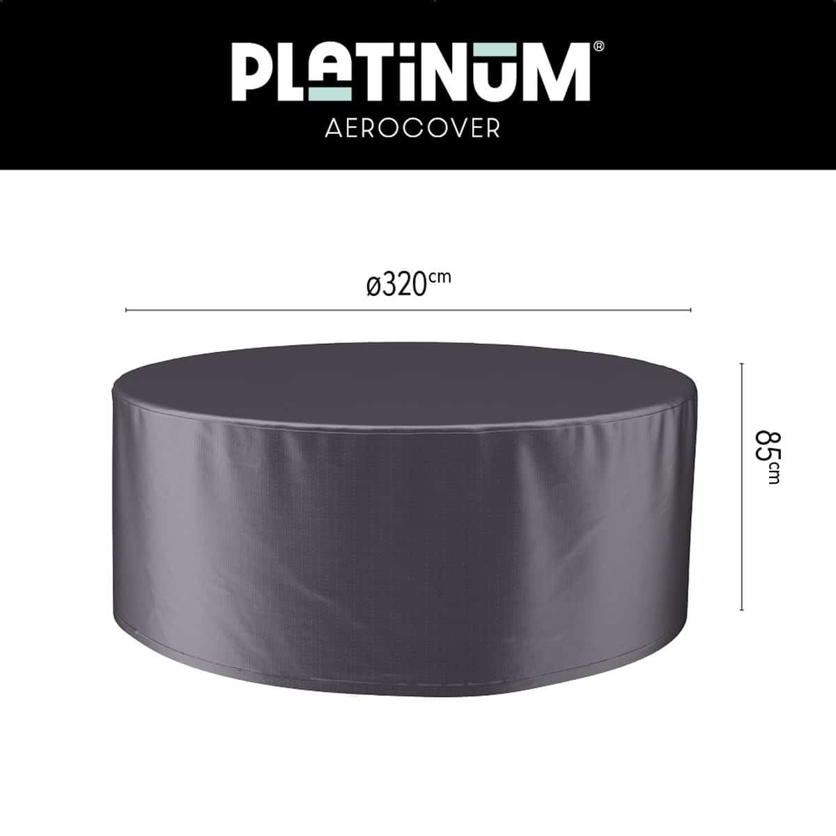 platinum aerocover tuinsethoes Ø320xh85cm ademend waterproof