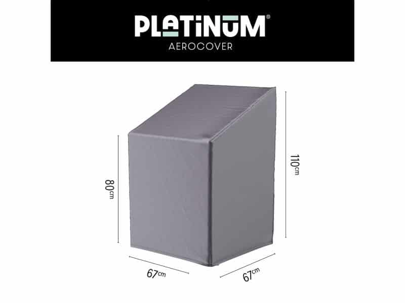 Platinum AeroCover - Tuinstoelhoes - 67x67xH80/110cm - Ademend - Waterproof