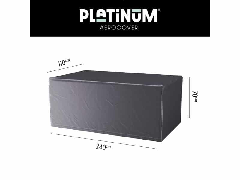 Platinum AeroCover - Tuintafelhoes- 240x110xH70cm - Ademend - Waterproof