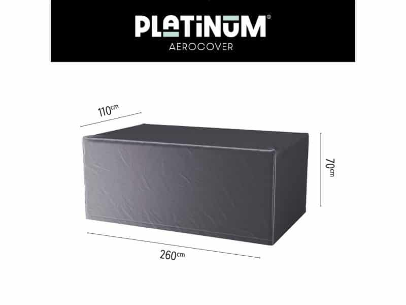 Platinum AeroCover - Tuintafelhoes - 260x110xH70cm - Ademend - Waterproof