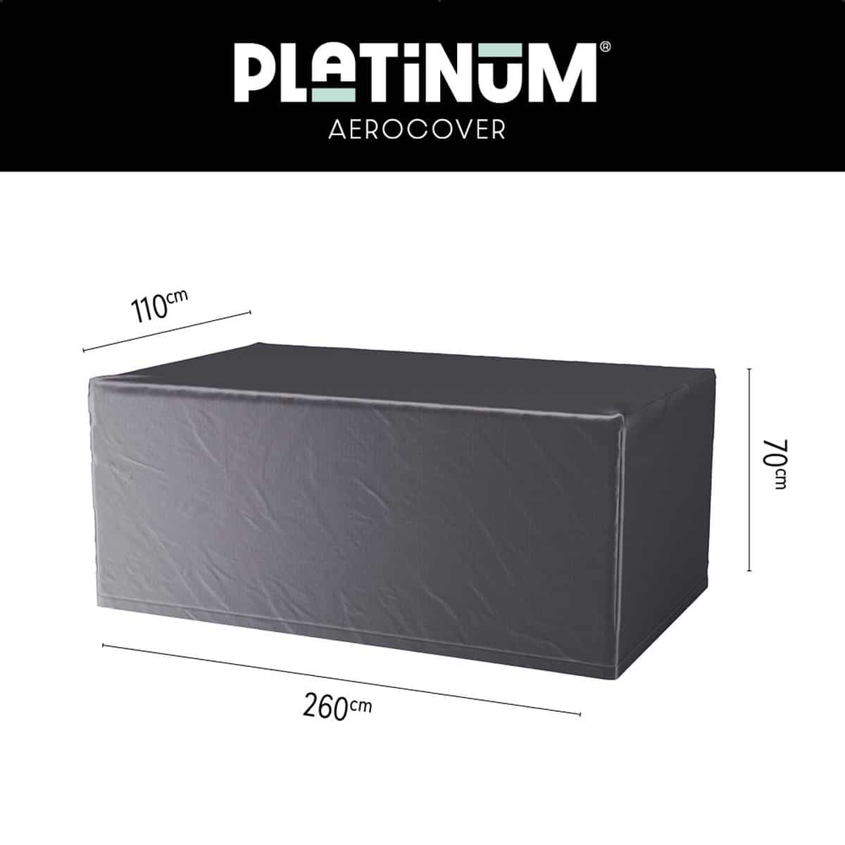 platinum aerocover tuintafelhoes 260x110xh70cm ademend waterproof