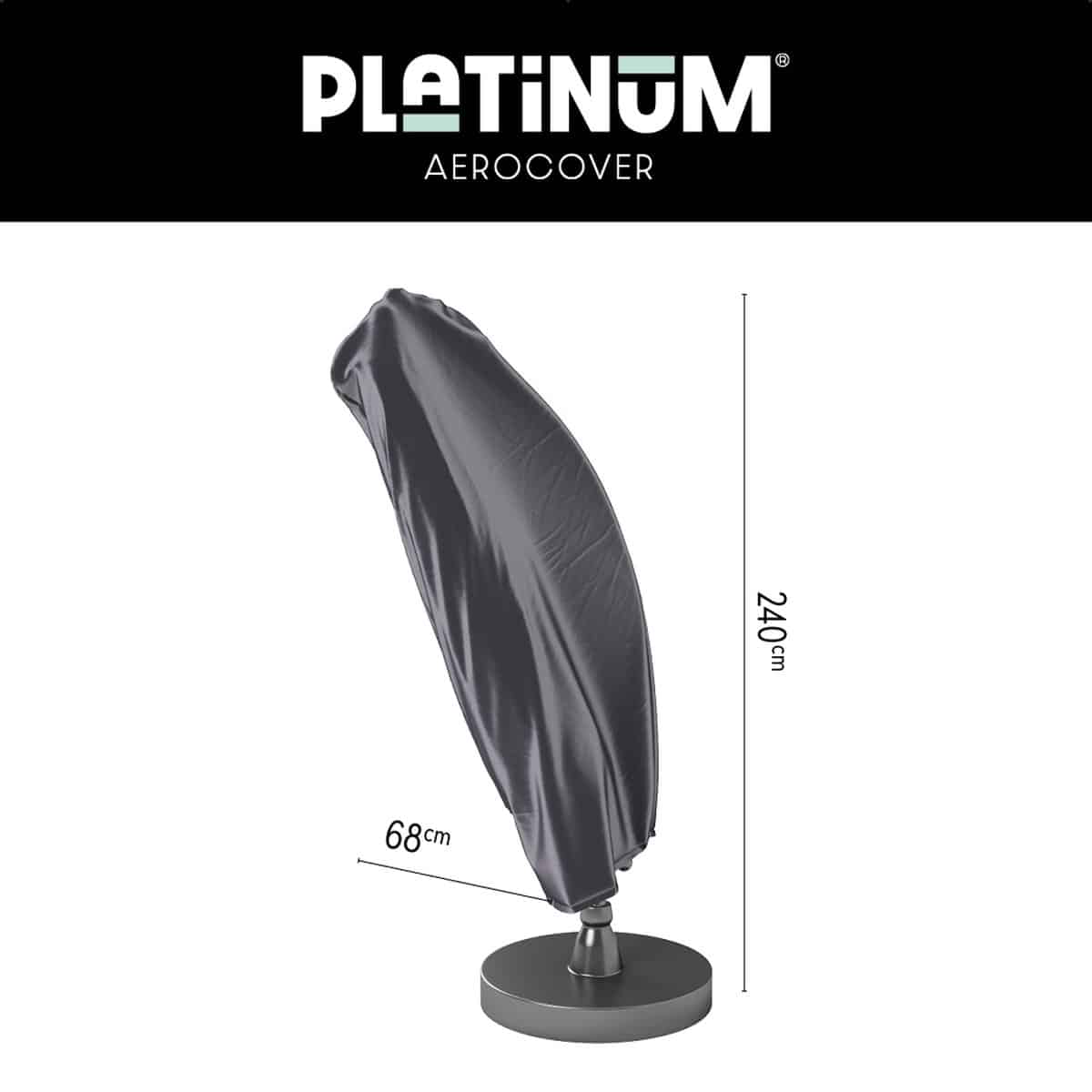 platinum aerocover zweefparasolhoes h240x68cm tot Ø 3,5m