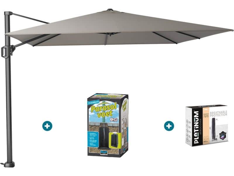 Platinum Challenger Premium T1 3x3 m - Manhattan Grey met