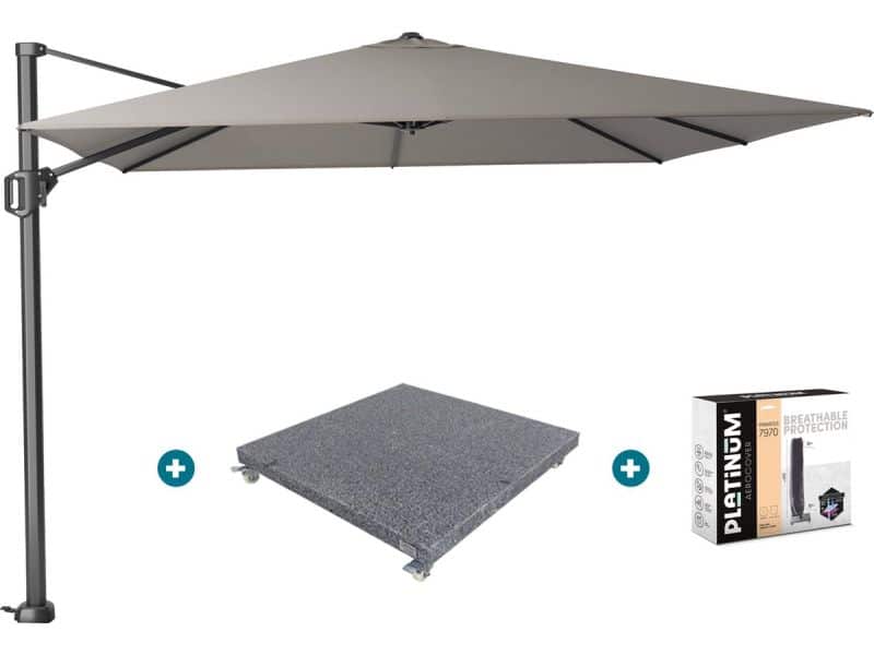 Platinum Challenger Premium T1 3x3 m - Manhattan Grey met