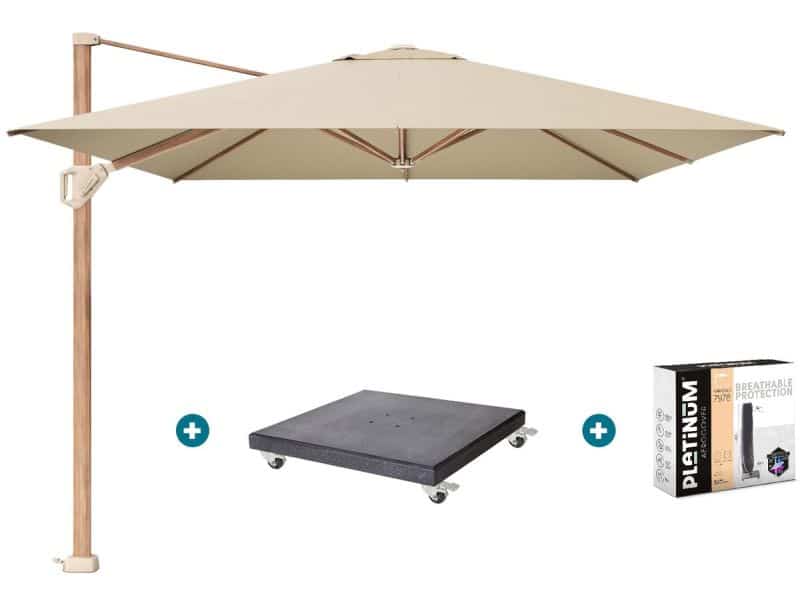 Platinum Challenger Premium T1 4x3 m - Champagne Teak met