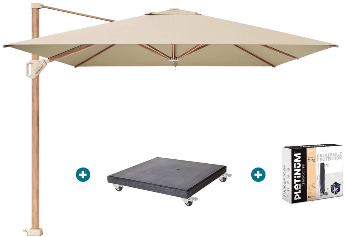 platinum challenger premium t1 4×3 m champagne teak met