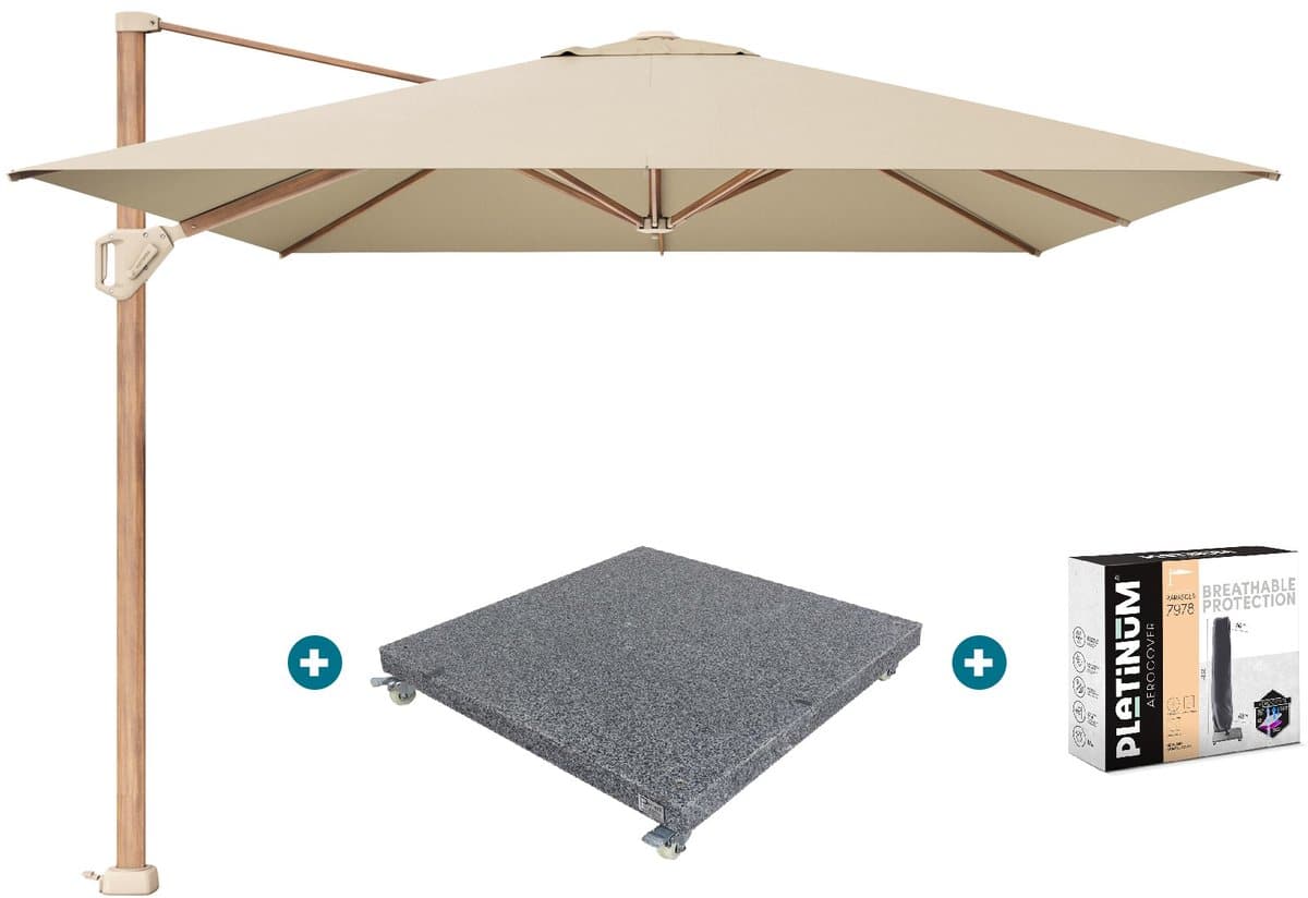 platinum challenger premium t1 4×3 m champagne teak met