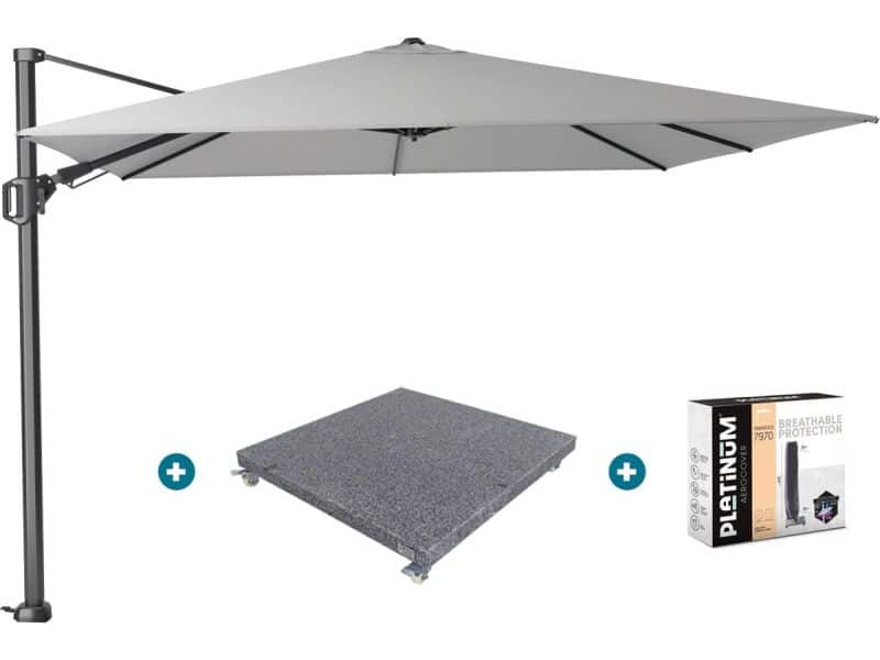 Platinum Challenger T2 3x3 m - Light Grey met voet