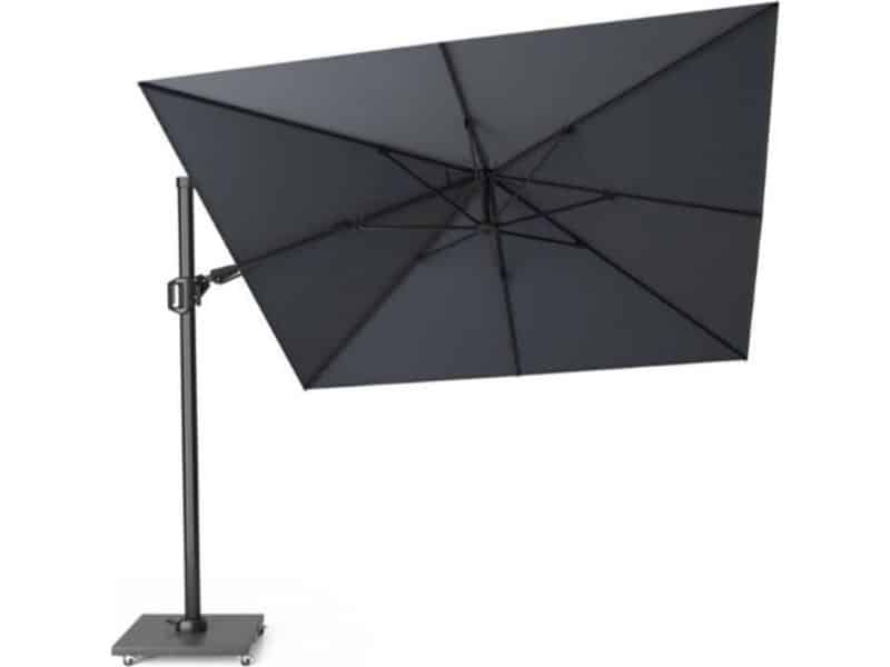 Platinum Challenger T2 Zweefparasol SET 3x3 Antraciet met 90KG VOET