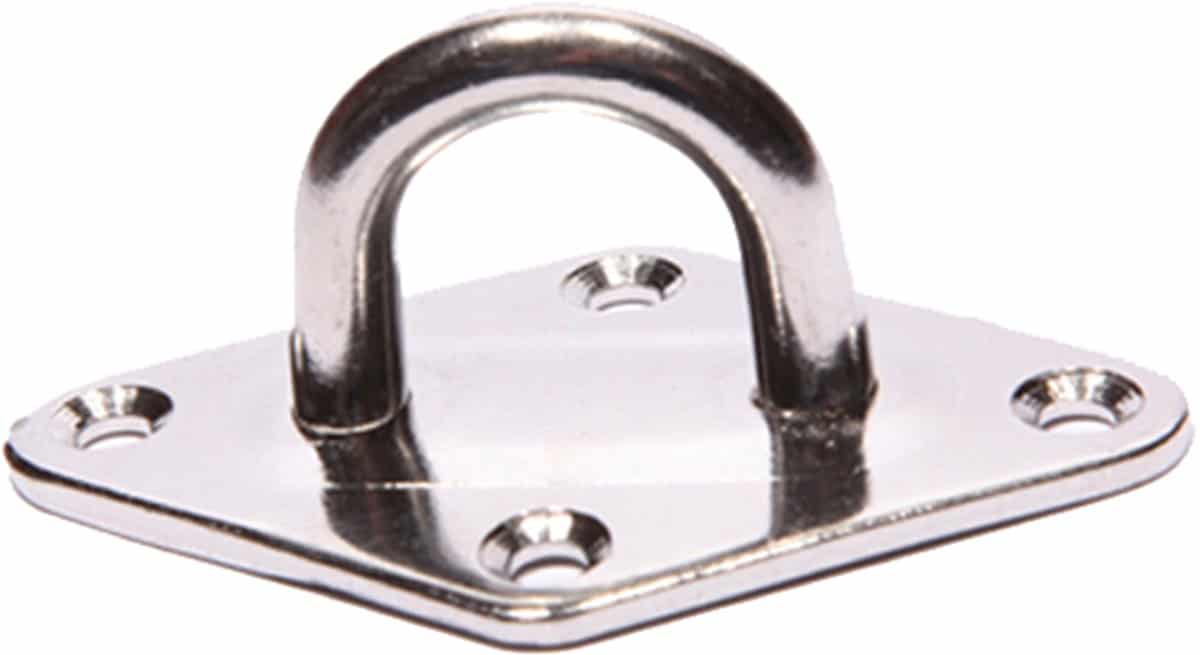 platinum sun & shade plaat met oog voor bevestiging