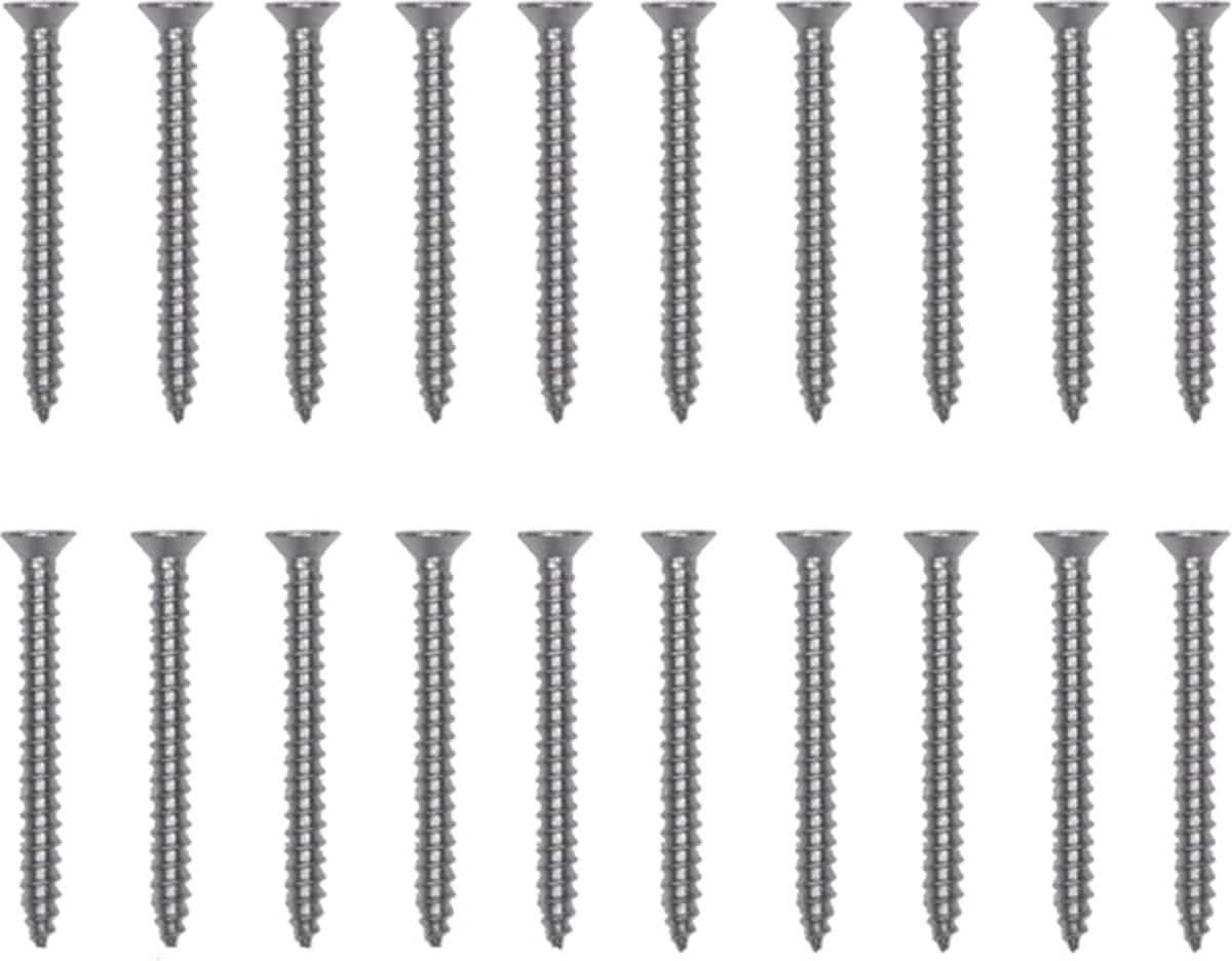 platinum sun & shade schroeven 20x voor bevestiging van