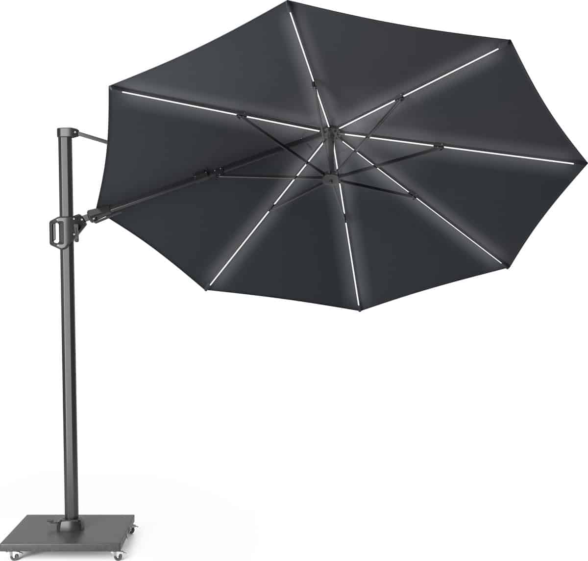 platinum sun & shade zweefparasol challenger t² glow