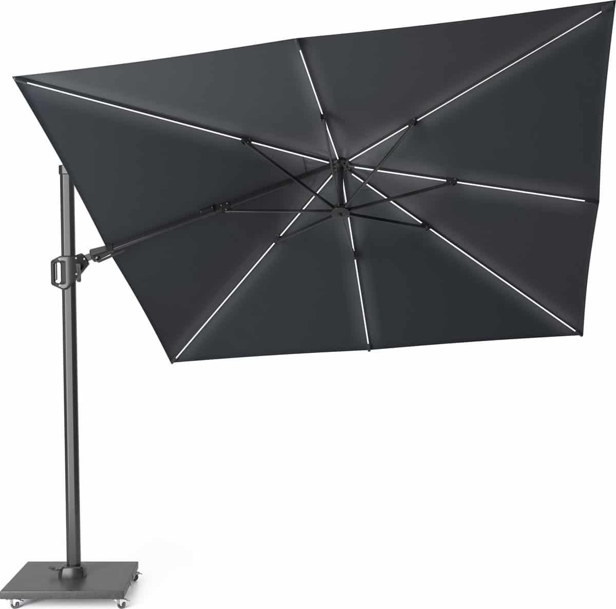 platinum sun & shade zweefparasol challenger t² glow
