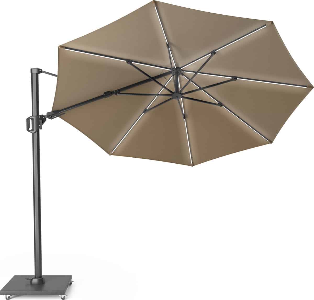 platinum sun & shade zweefparasol challenger t² glow