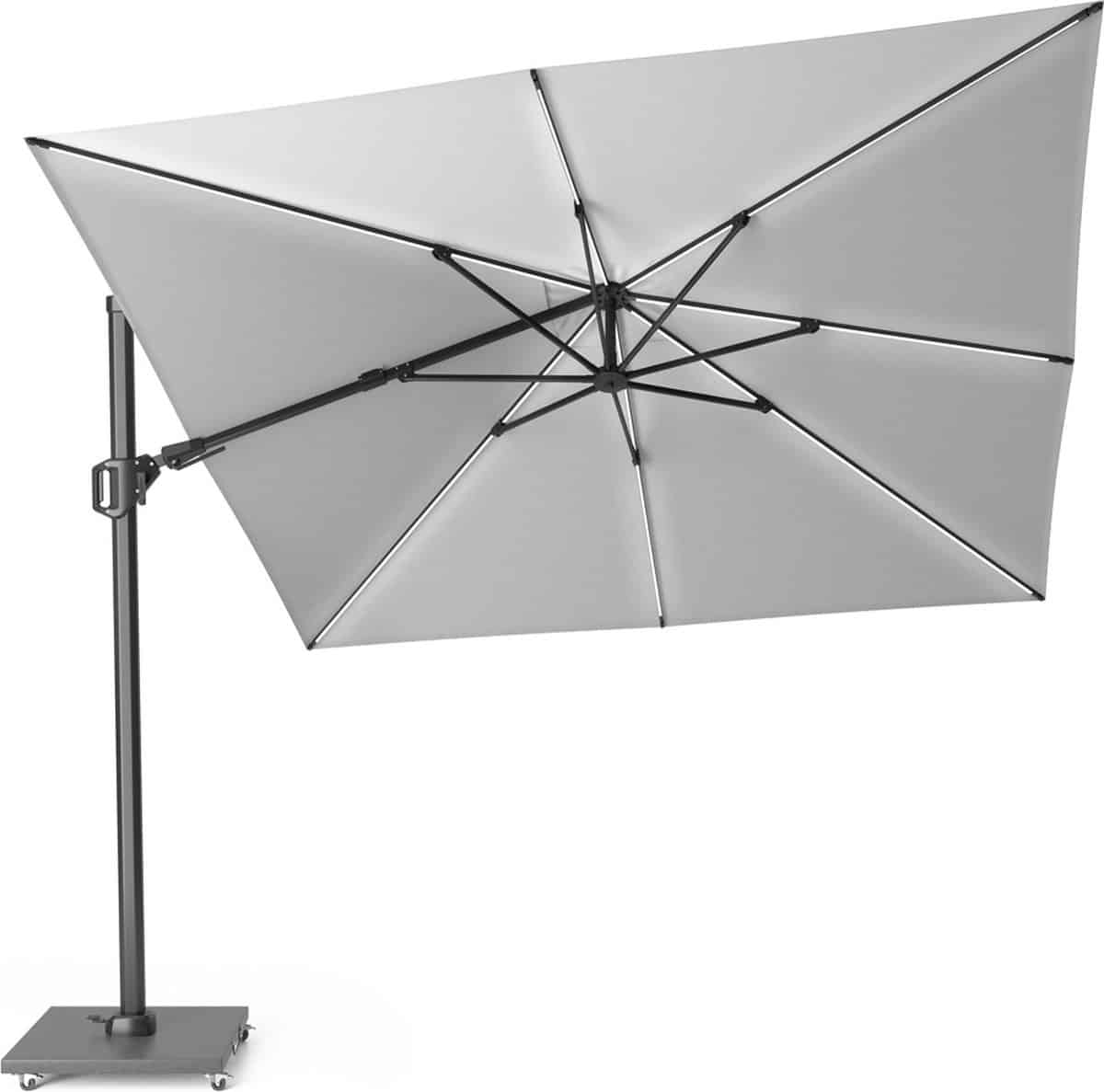 platinum sun & shade zweefparasol challenger t² glow