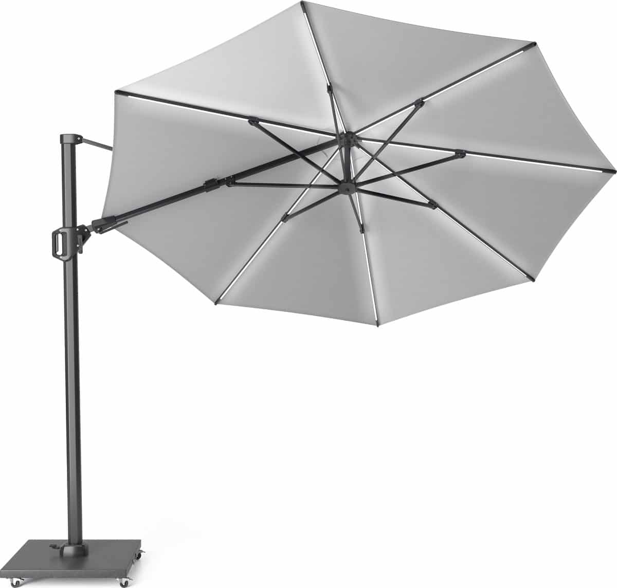 platinum sun & shade zweefparasol challenger t² glow