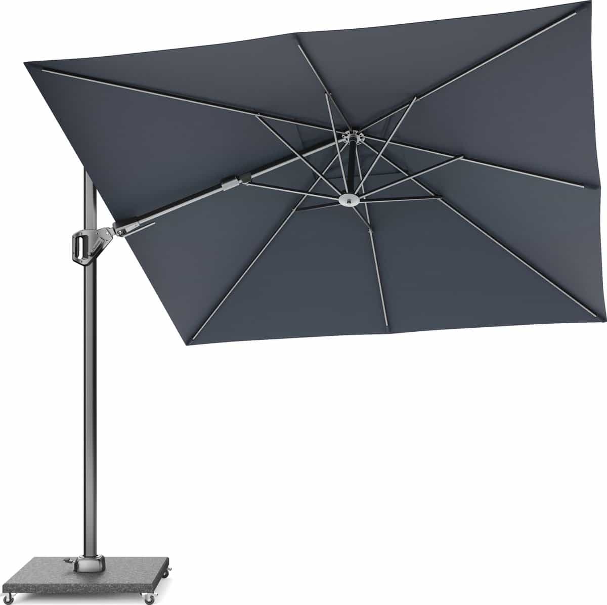 platinum sun & shade zweefparasol voyager t²