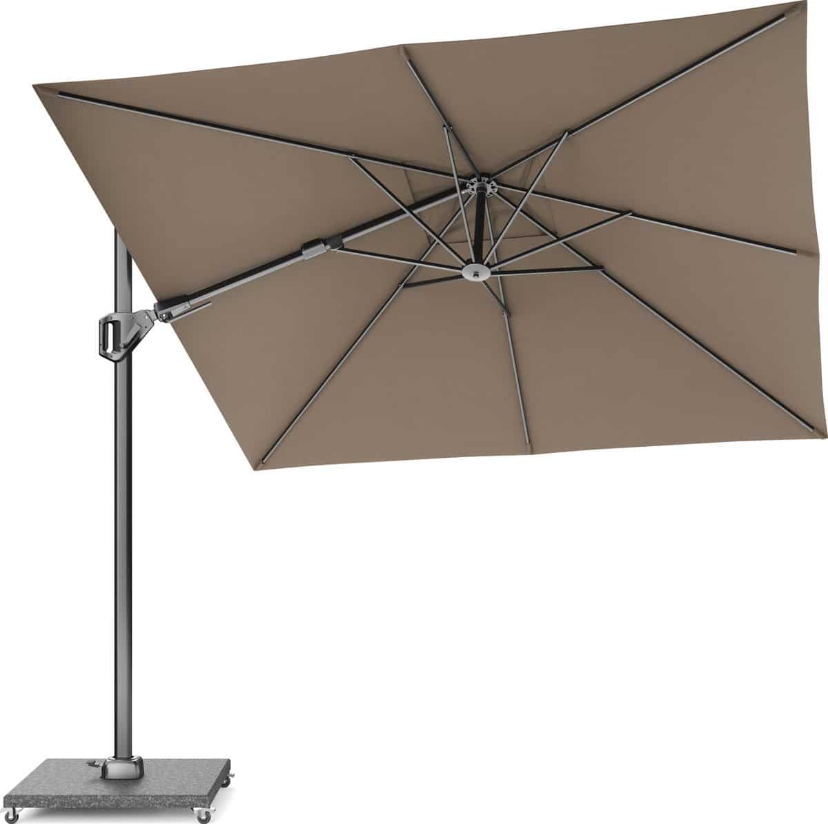 platinum sun & shade zweefparasol voyager t² premium