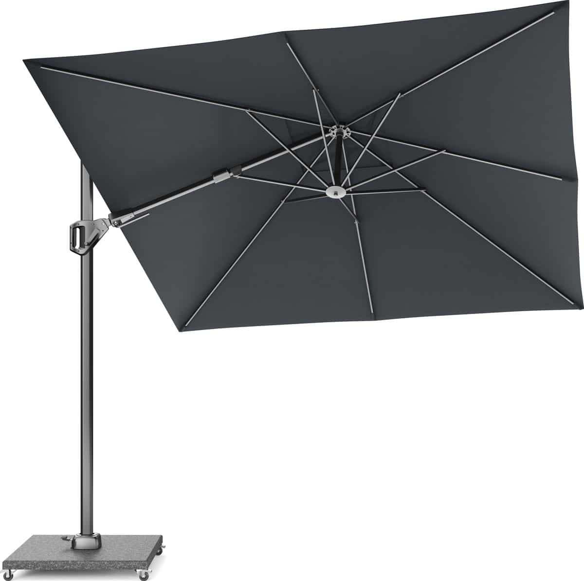 platinum sun & shade zweefparasol voyager t² premium