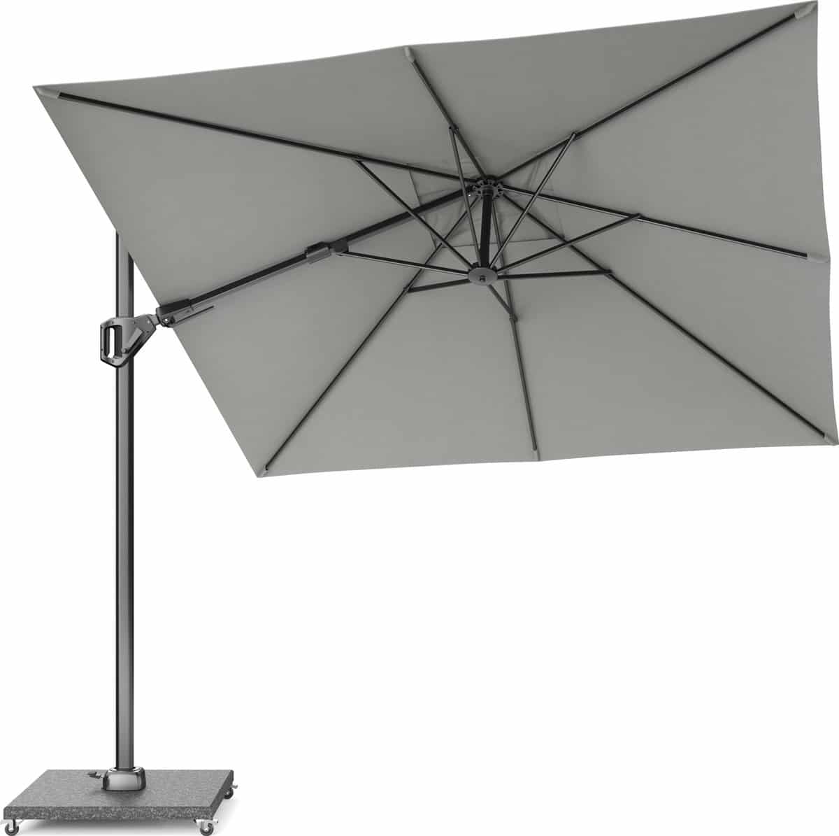 platinum sun & shade zweefparasol voyager t² premium