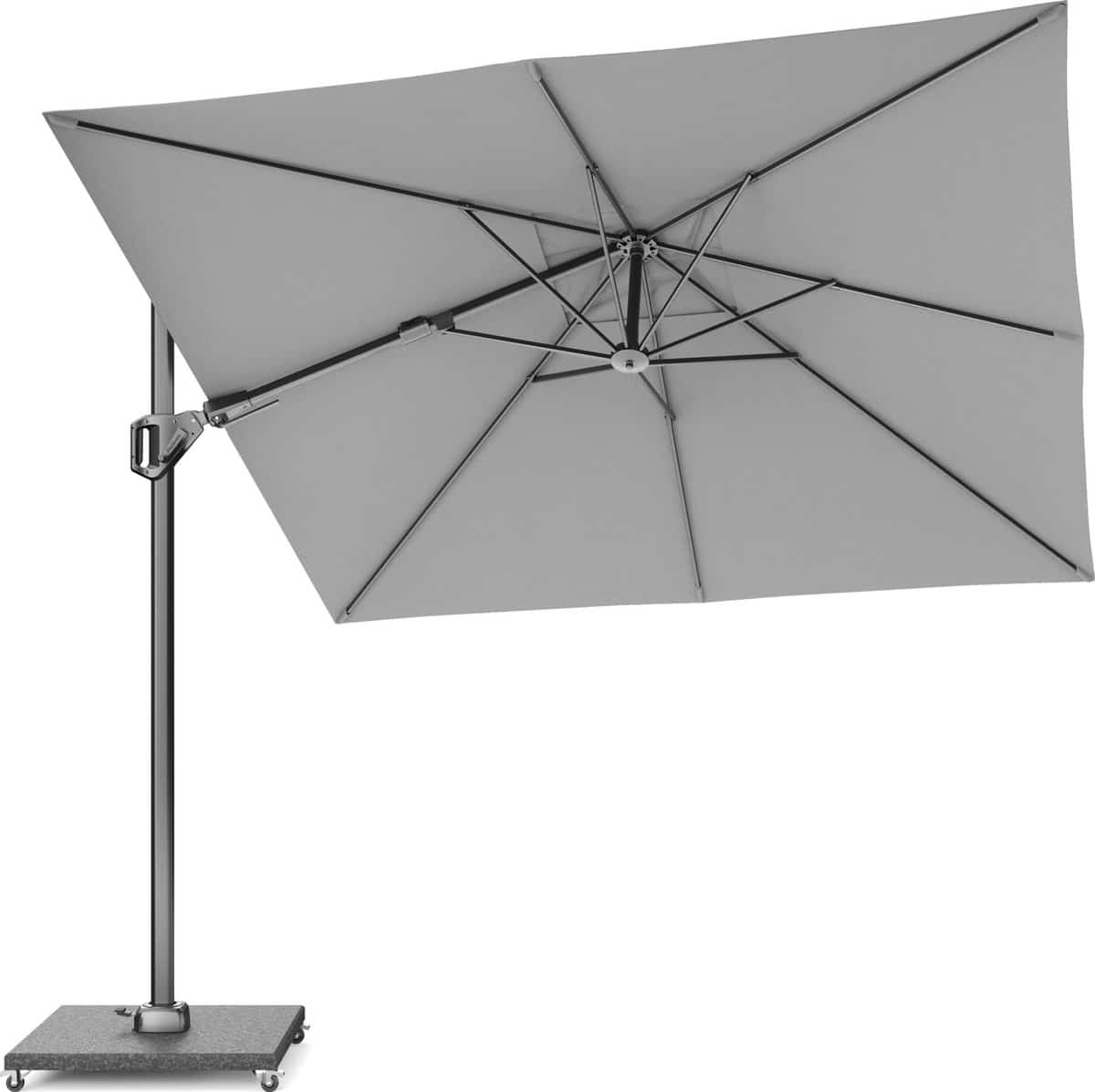 platinum sun & shade zweefparasol voyager t²