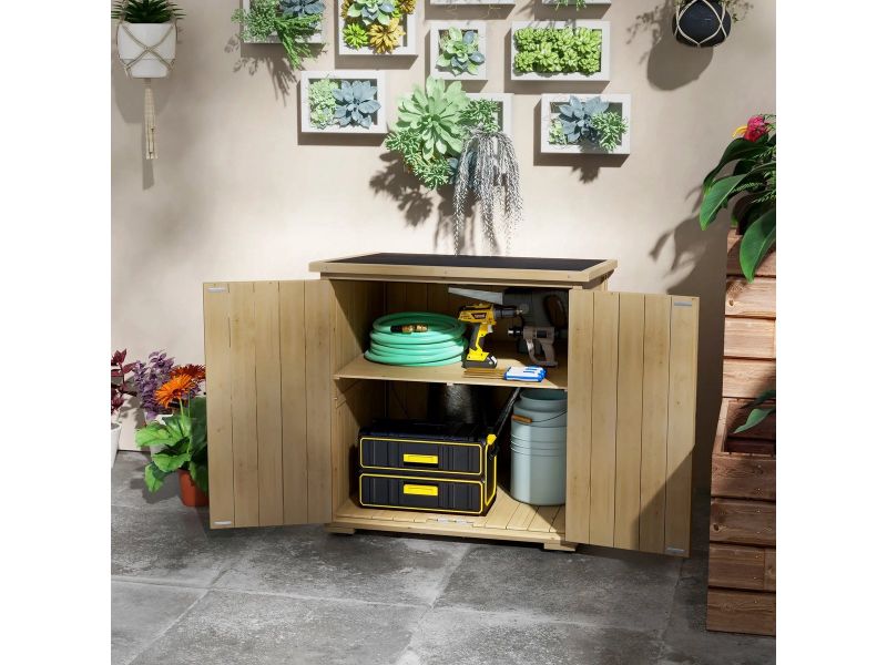 Pugsdrly Opbergbox voor buiten, tuinbox, kussenbox, weerbestendig, asfalten dak, 77,5 cm x 88 cm x 90 cm, donkergrijs