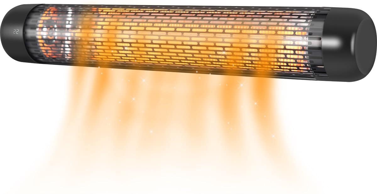 qh ruby low glare 2000watt infrarood terrasverwarmer