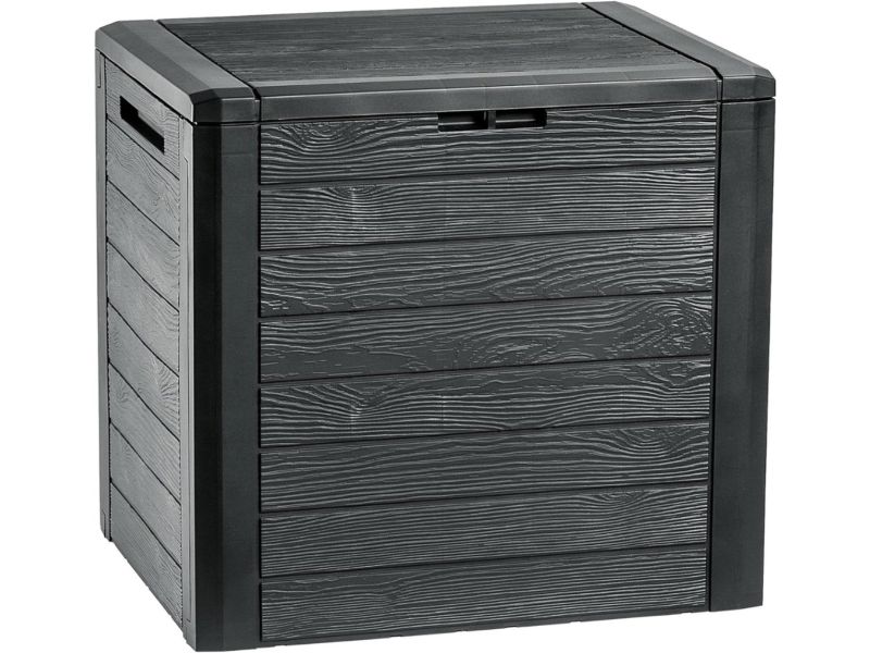 Quvo® Opbergbox Tuin - Opbergbox Tuinkussenbox - Keter Opbergbox - Grijs - 59cm x 46cm x 55cm