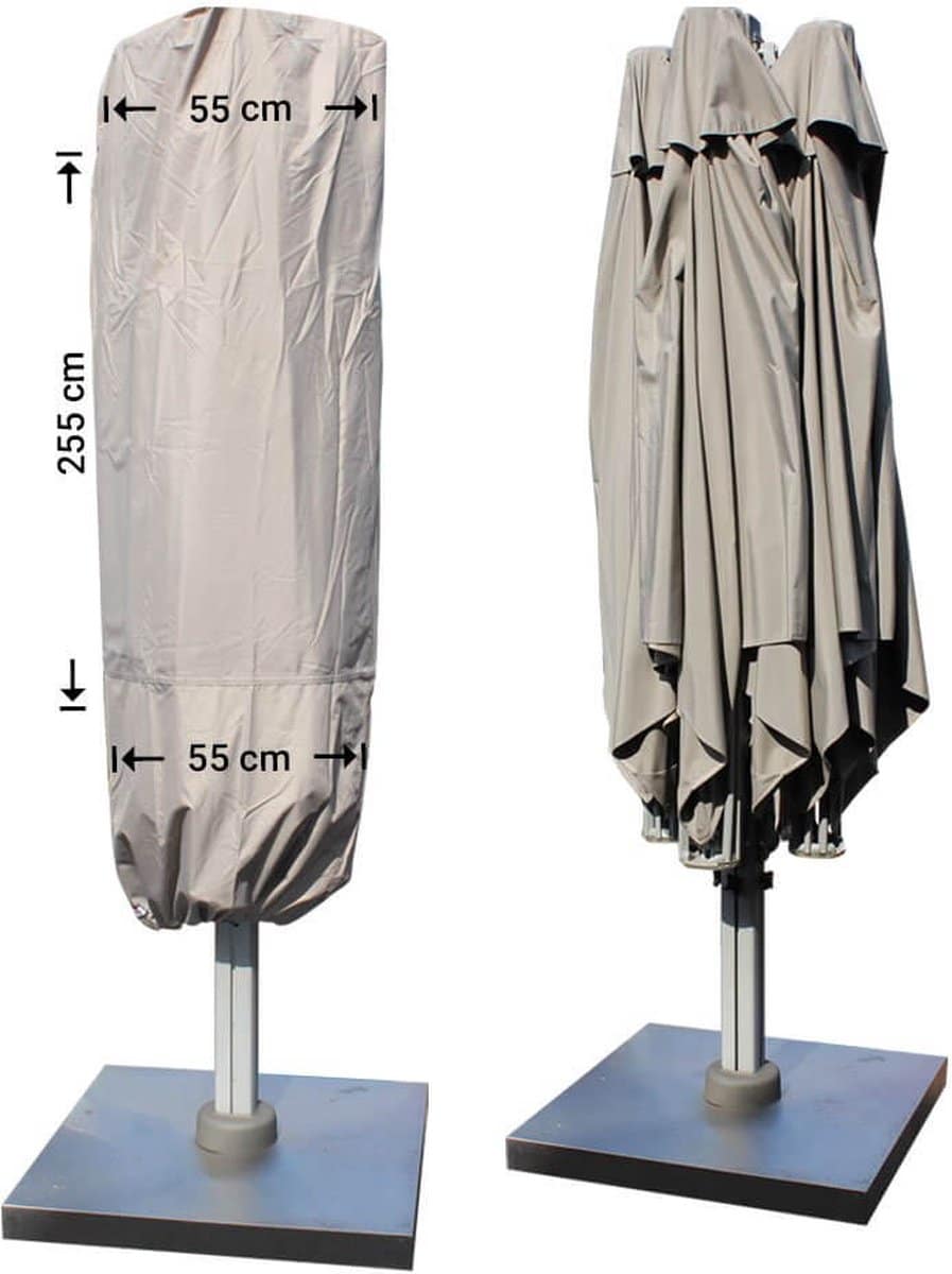 raffles covers parasolhoes hoog: 255 cm rusquatrop6xl