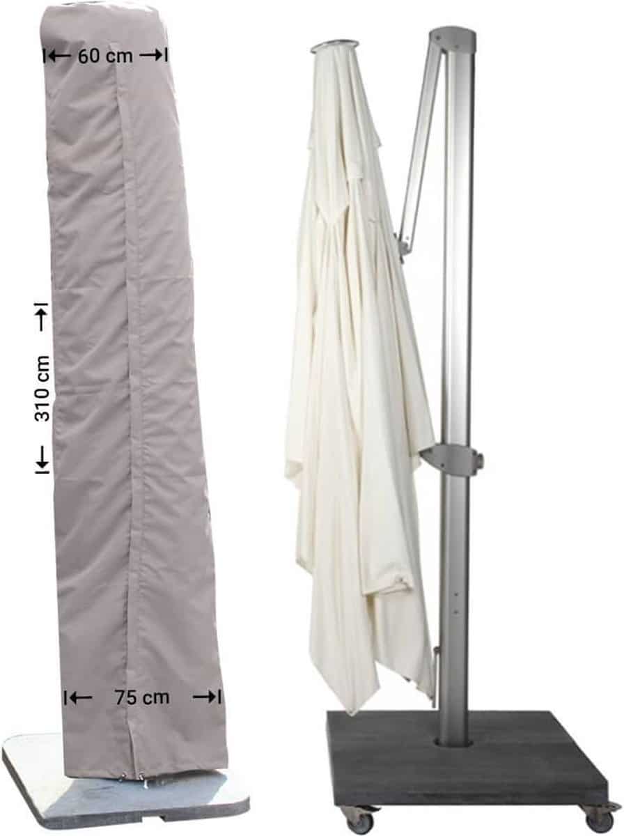 raffles covers parasolhoes hoog: 310 cm rus310