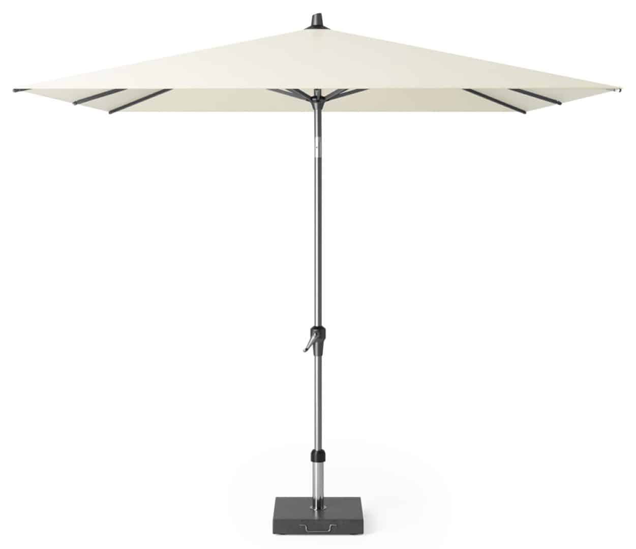 riva 275×275 cm ecru stokparasol zonwering platinum platinum