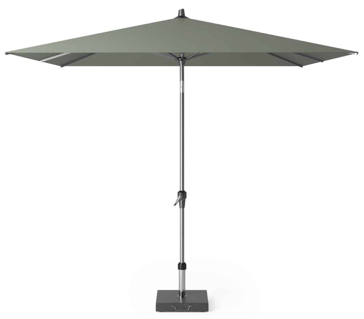 riva 275×275 cm olijf stokparasol zonwering platinum platinum